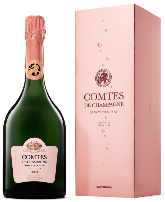 Comtes Rosé 2012 giftpack, Taittinger, Wine Affair
