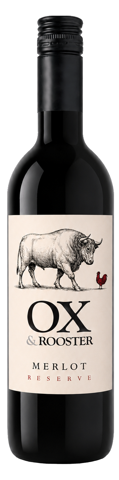 Ox and rooster Merlot - Vin från Moldavien